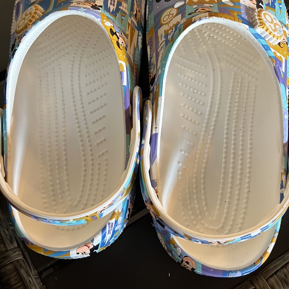 Disney 50th Anniversary Celebration Crocs Size 9 - Picture 14 of 17